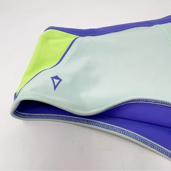 IVIVVA Girl’s Lot of 2 Reversible Swim Bottom and Shorts Multi Black Green Sz 14 - Picture 13 of 15